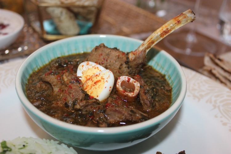Lamb Curry with Quail Egg
